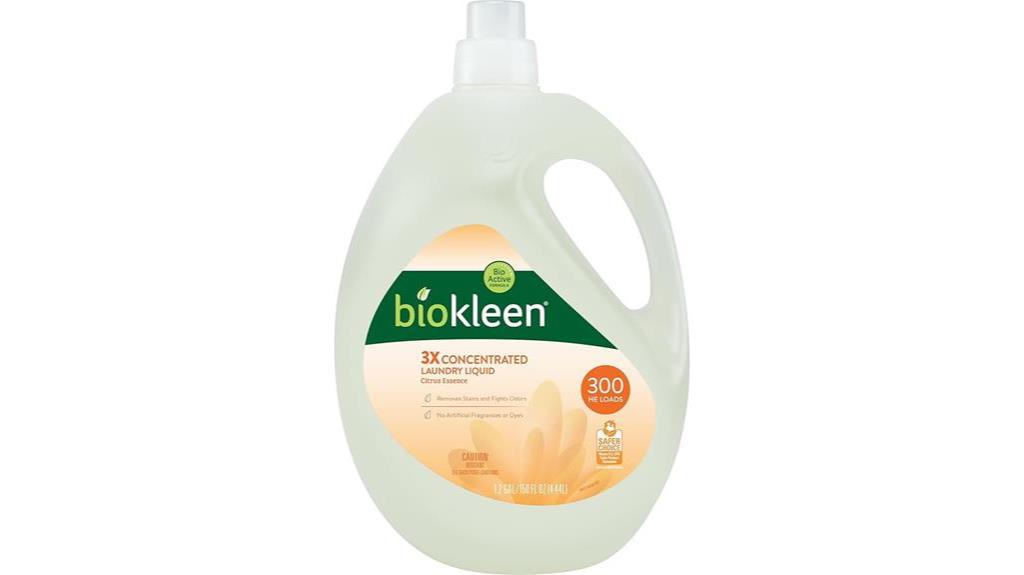 biokleen eco friendly laundry detergent