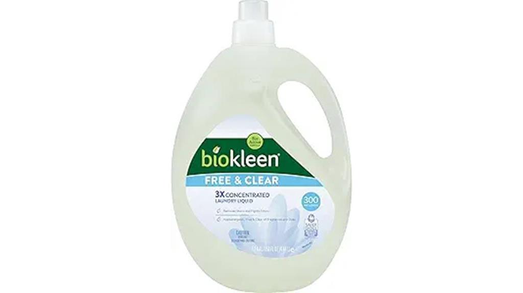 biokleen natural laundry detergent