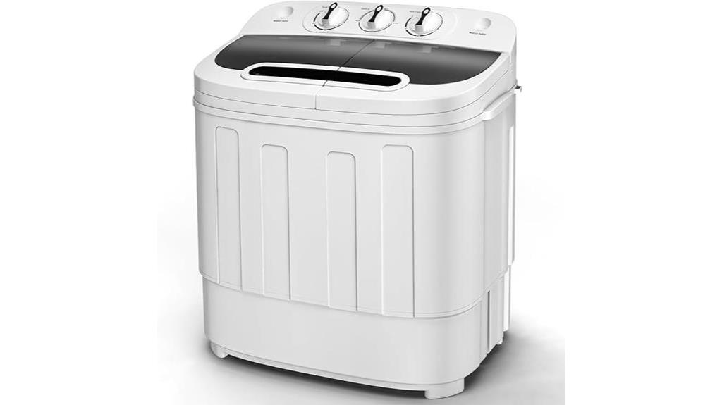 compact twin tub washing machine