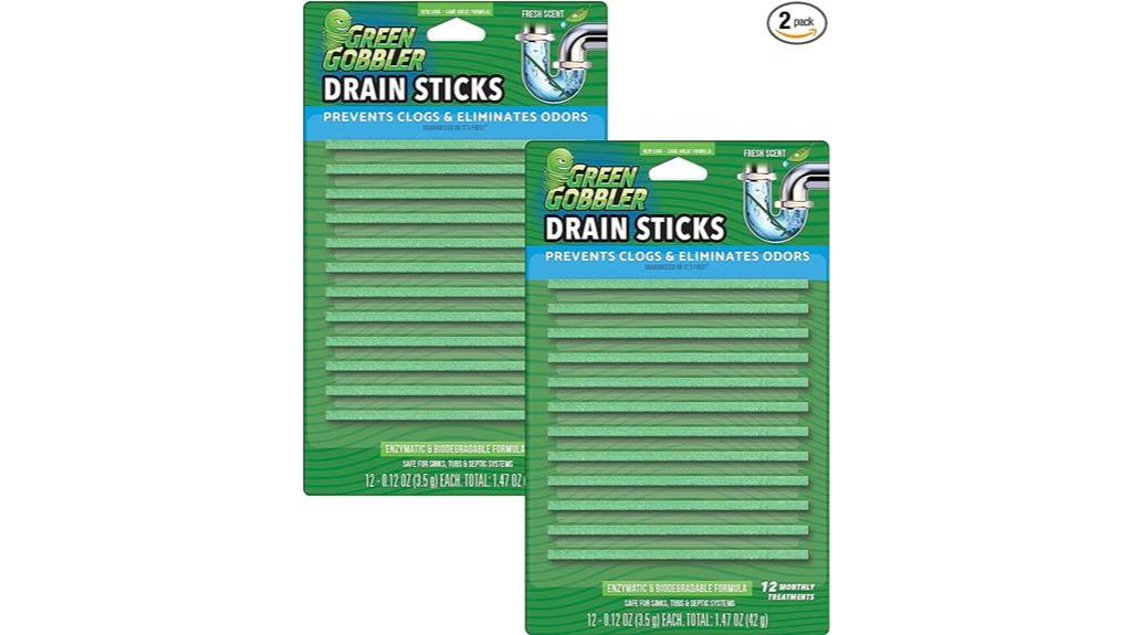 eco friendly drain cleaner sticks