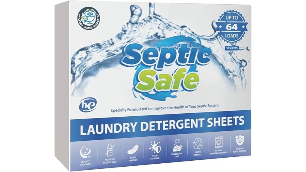 fragrance free laundry detergent sheets