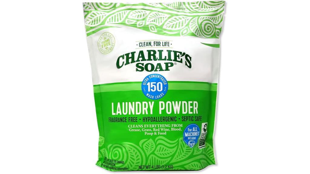 fragrance free laundry powder 150 loads