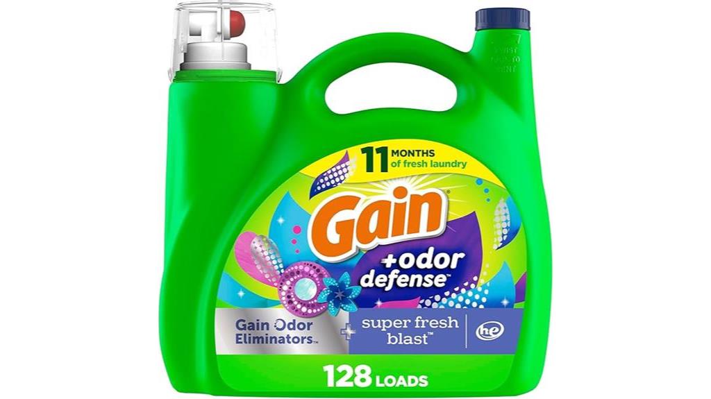 gain odor defense detergent