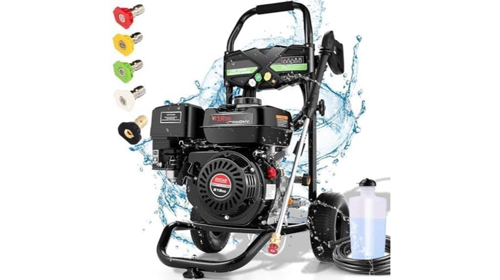 homdox 4000psi pressure washer