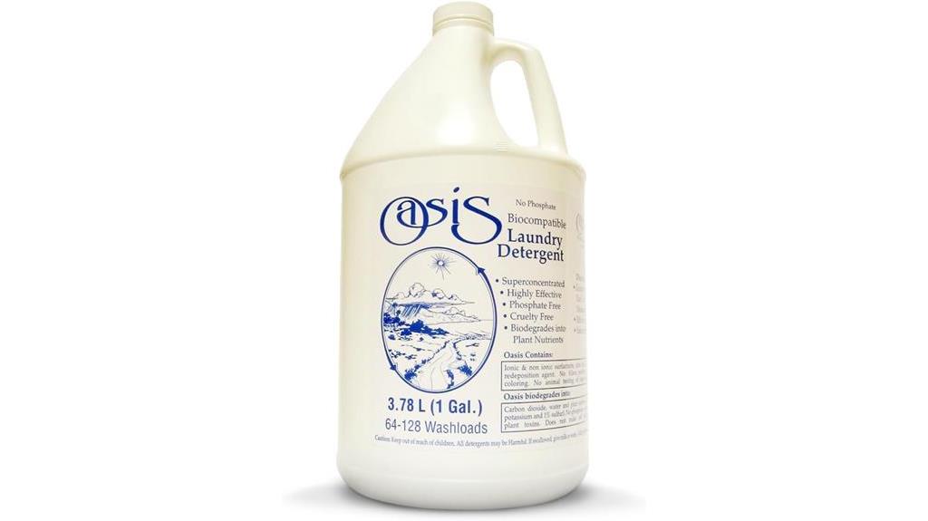 oasis biocompatible laundry detergent