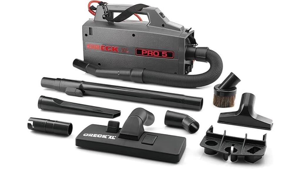 oreck xl pro canister vacuum