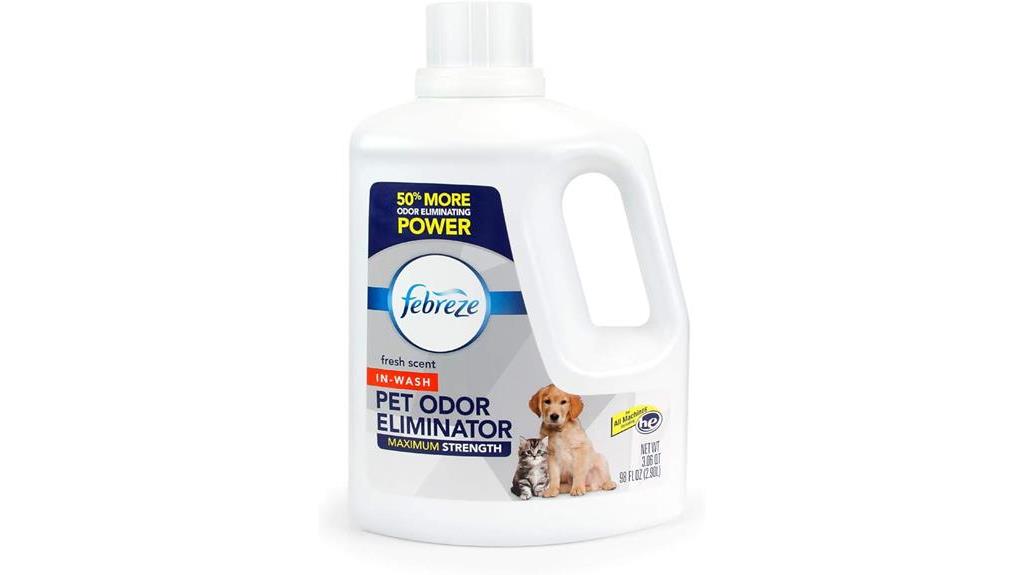 pet odor laundry additive