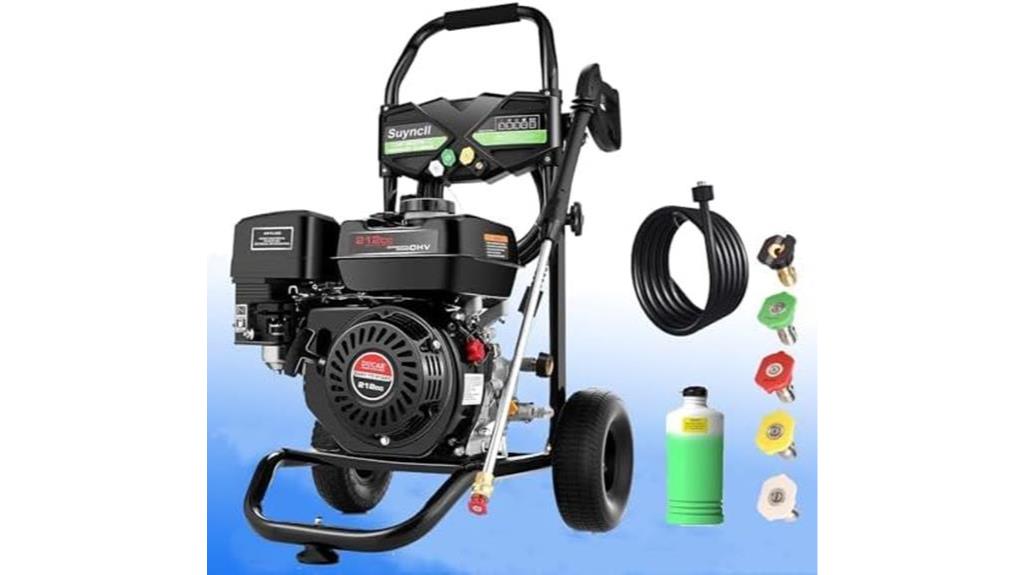 suyncll 4200psi pressure washer