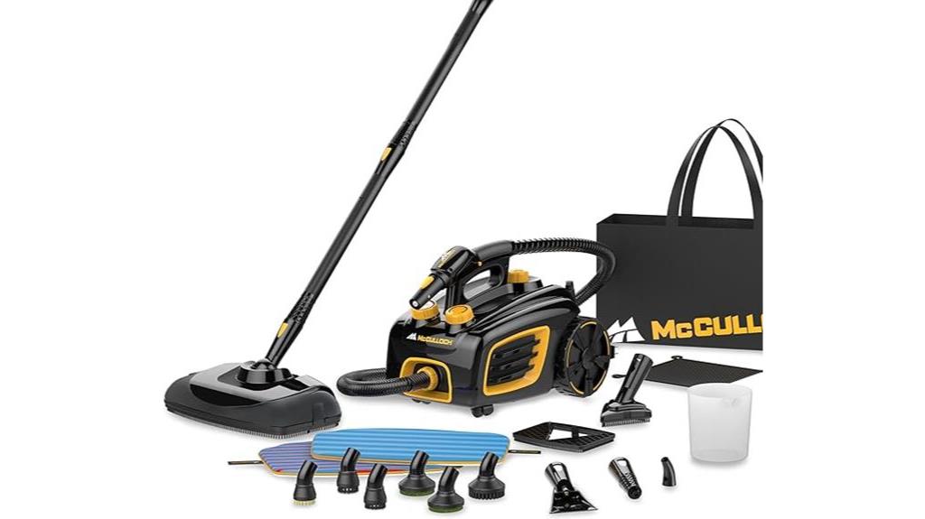 versatile mcculloch steam cleaner