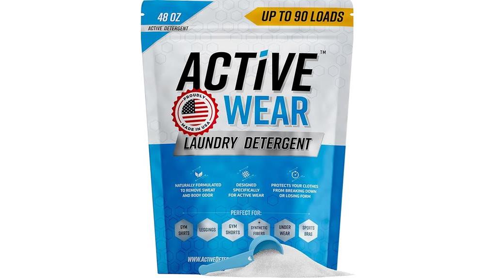 workout clothes laundry detergent